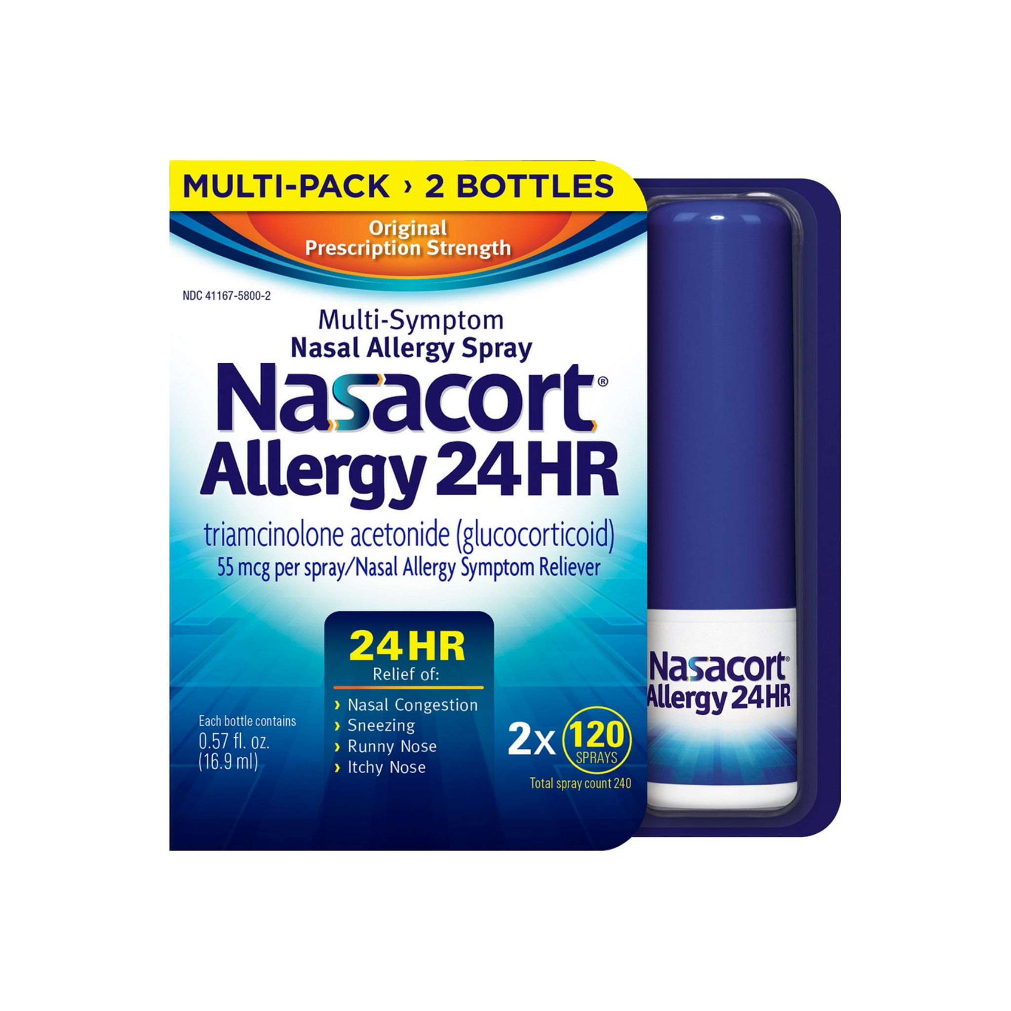 Nasacort Nasal Spray, 240 ct