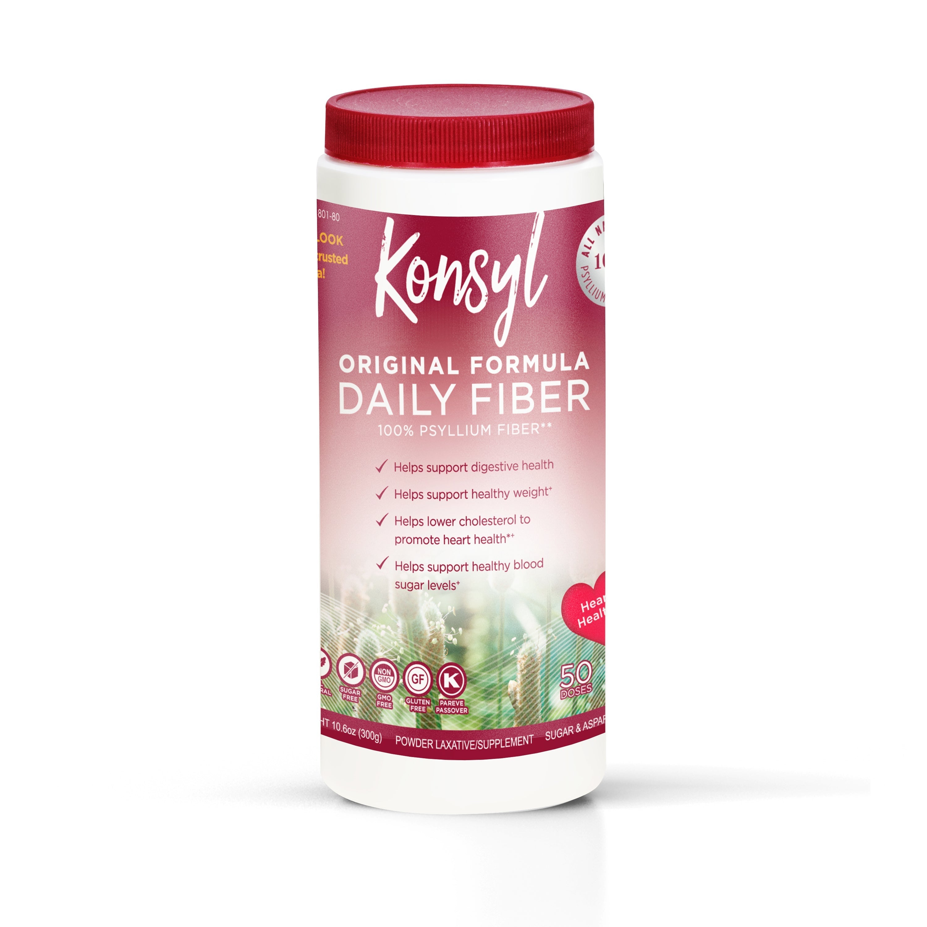 Konsyl Natural Fiber Supplement Laxative Original Sugar Free